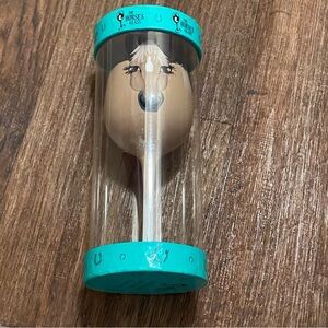 The Horses Glass Hand Painted Wine Glass 9.5”H Brown Horse Marci Voorhees 2017